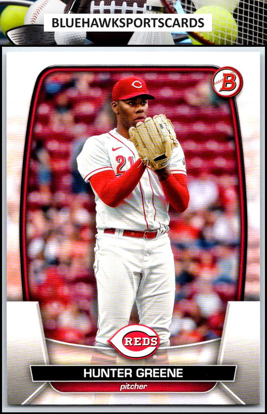 2023 Bowman #35 Hunter Greene