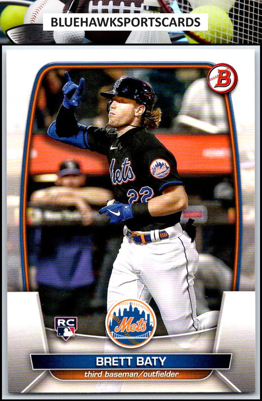 2023 Bowman #80 Brett Baty