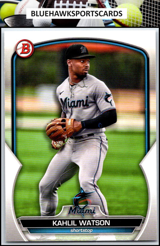 2023 Bowman #BP-147 Kahlil Watson Prospects