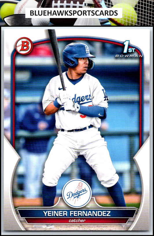 2023 Bowman #BP-138 Yeiner Fernandez Prospects