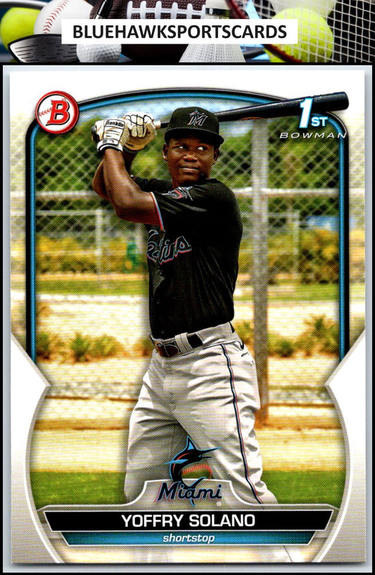 2023 Bowman #BP-72 Yoffry Solano Prospects
