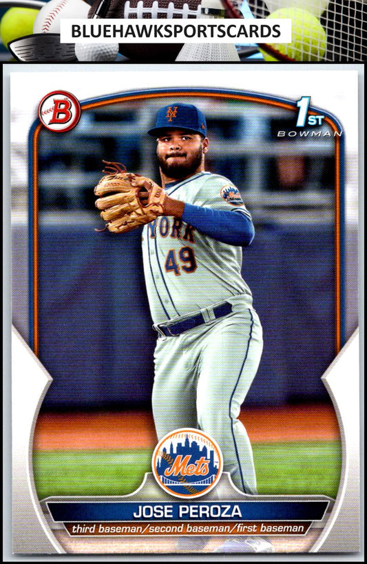 2023 Bowman #BP-149 Jose Peroza Prospects