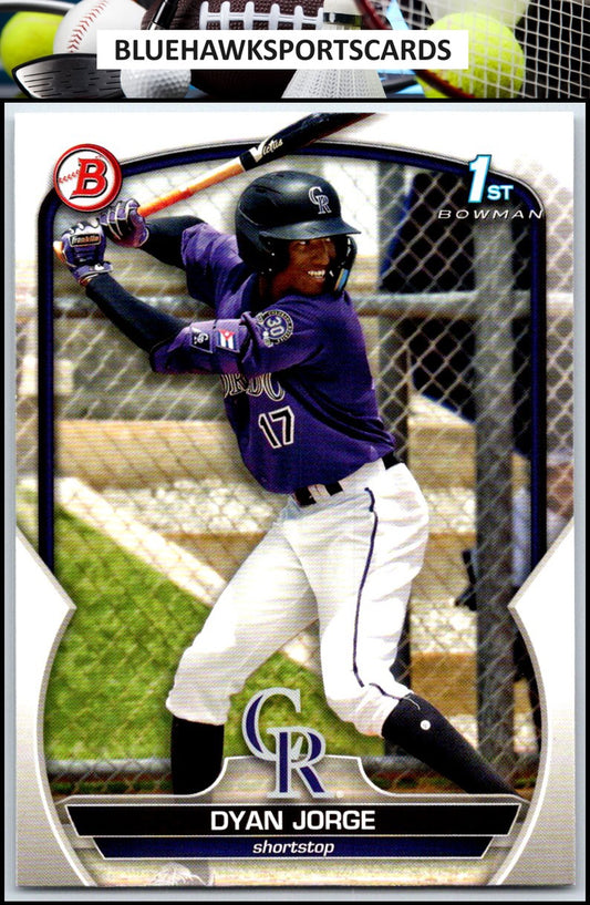 2023 Bowman #BP-22 Dyan Jorge Prospects