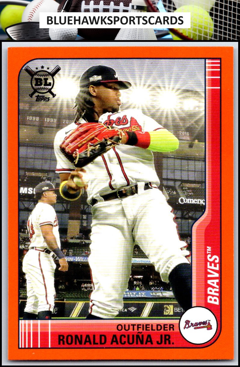 2021 Topps Big League #226 Ronald Acuña Jr. Orange