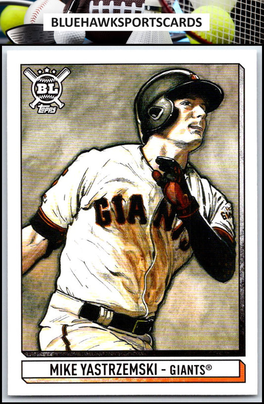 2021 Topps Big League #ATG-MY Mike Yastrzemski Art of the Game