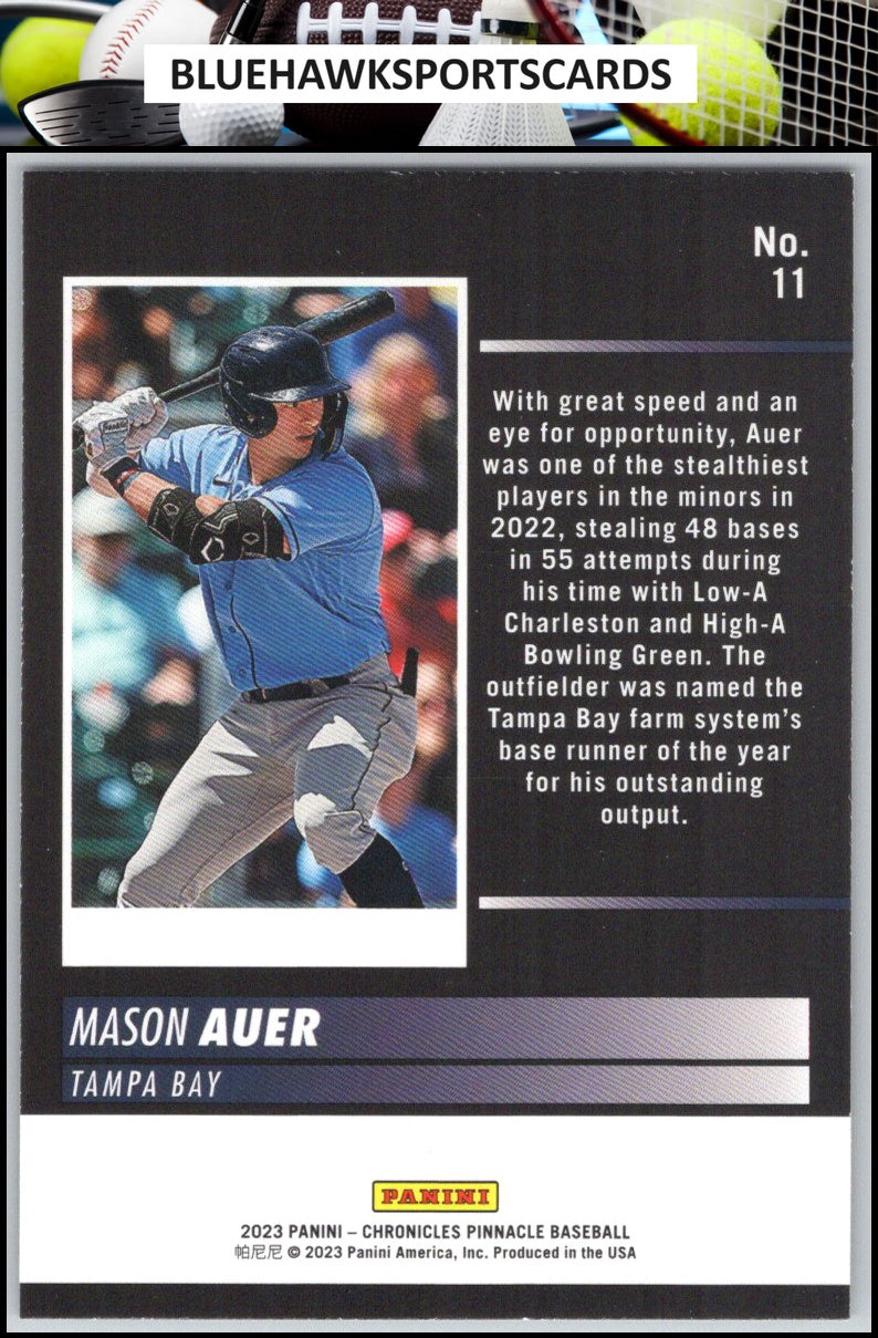 2023 Panini Chronicles #11 Mason Auer Pinnacle