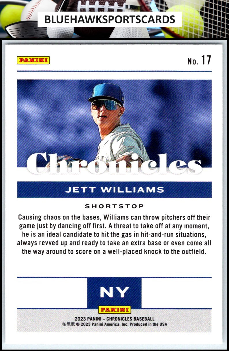 2023 Panini Chronicles #17 Jett Williams