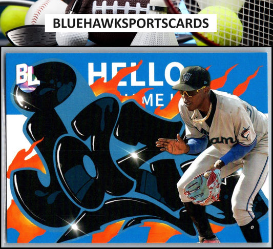 2023 Topps Big League #RC-10 Jazz Chisholm Jr. Roll Call Wildstyle Edition