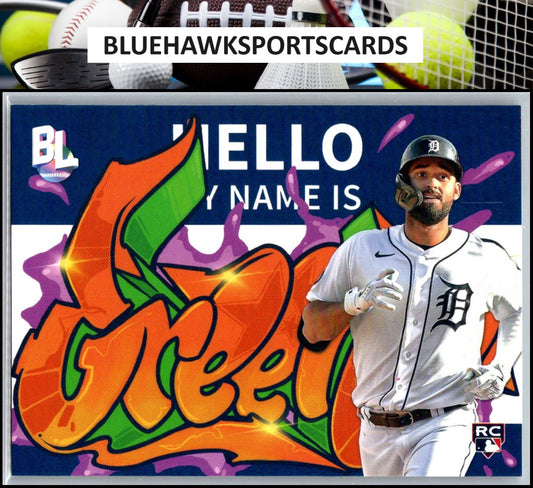 2023 Topps Big League #RC-8 Riley Greene Roll Call Wildstyle Edition