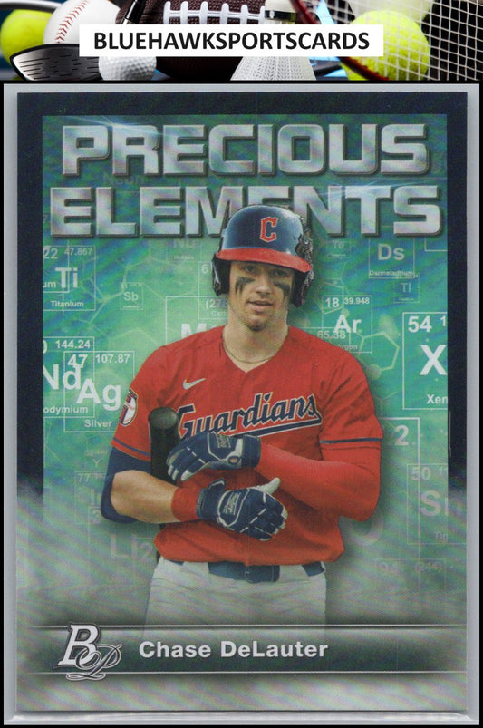 2023 Bowman Platinum #PE-5 Chase DeLauter Precious Elements