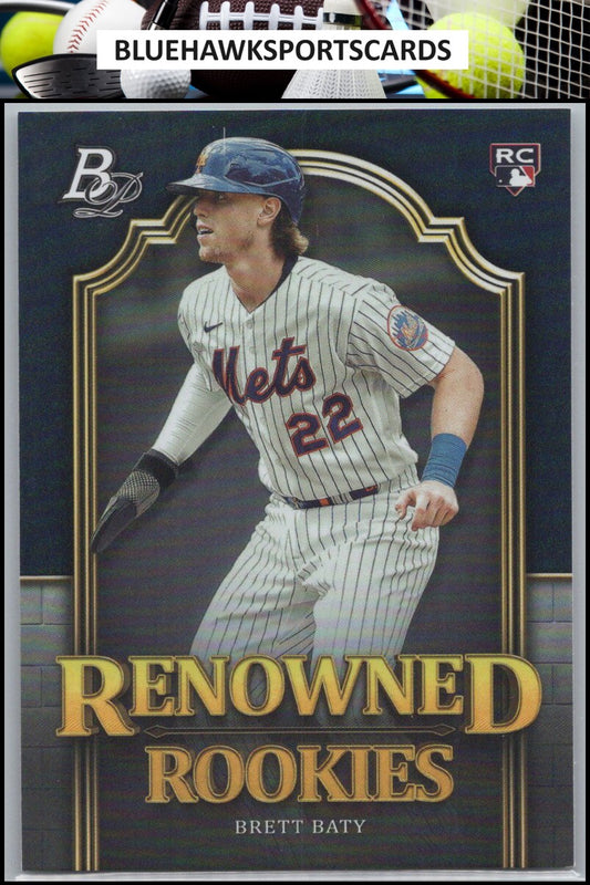 2023 Bowman Platinum #RR-5 Brett Baty Renowned Rookies