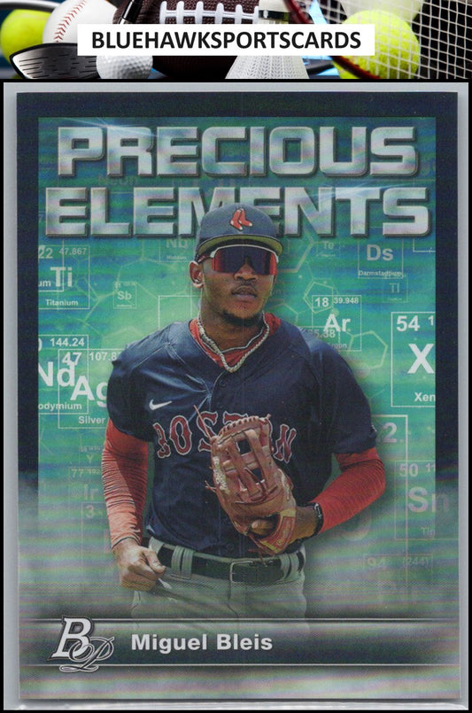 2023 Bowman Platinum #PE-17 Miguel Bleis Precious Elements
