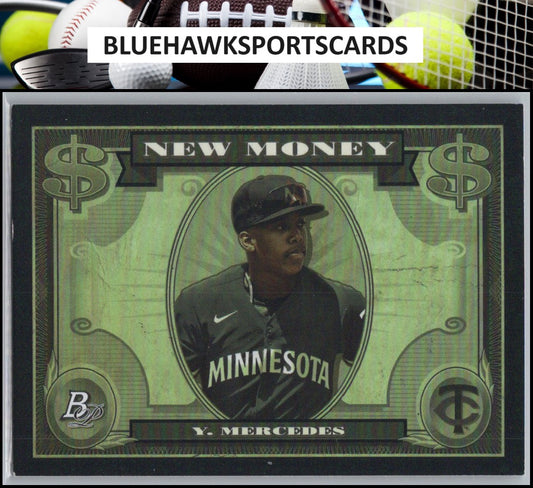 2023 Bowman Platinum #NM-20 Yasser Mercedes New Money