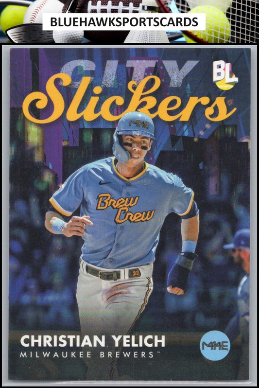 2023 Topps Big League #CS-16 Christian Yelich City Slickers