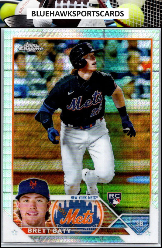 2023 Topps Chrome #204 Brett Baty Prism Refractors