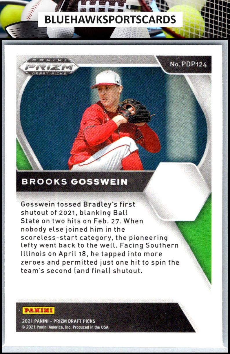 2021 Panini Prizm Draft Picks #PDP124 Brooks Gosswein
