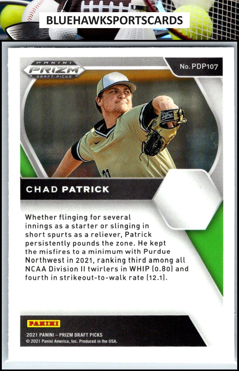 2021 Panini Prizm Draft Picks #PDP107 Chad Patrick