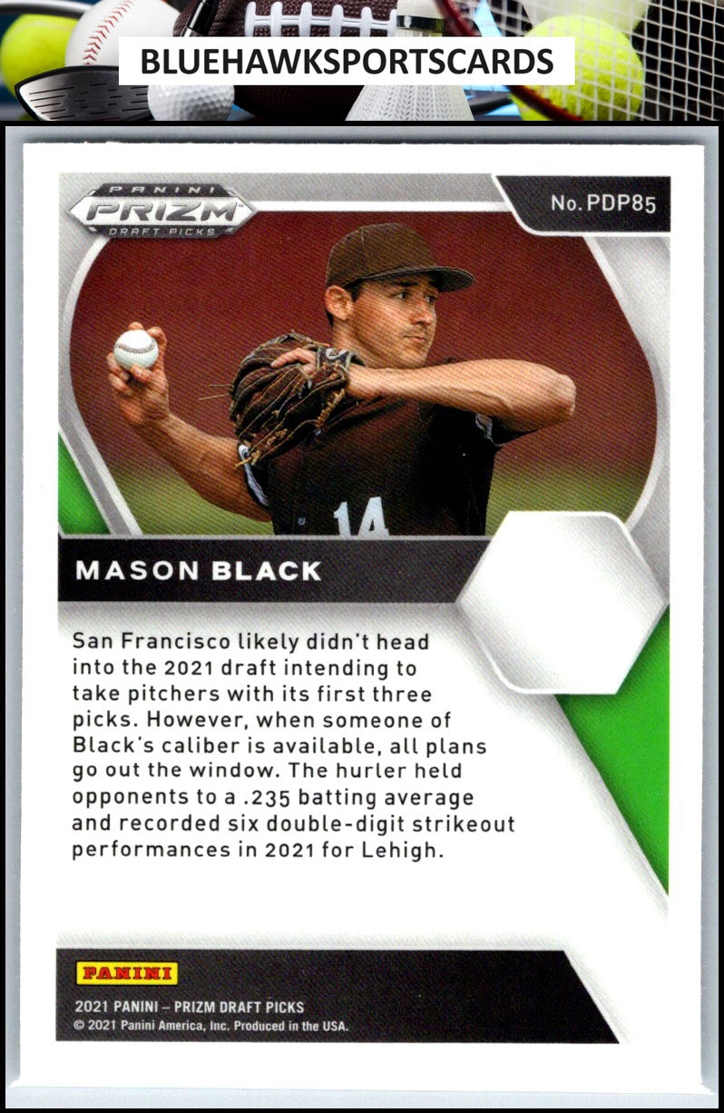 2021 Panini Prizm Draft Picks #PDP85 Mason Black
