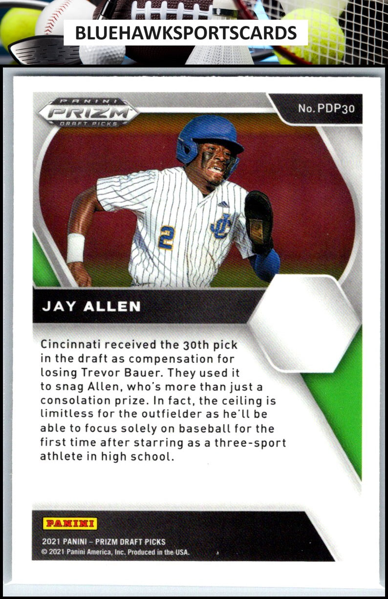 2021 Panini Prizm Draft Picks #PDP30 Jay Allen