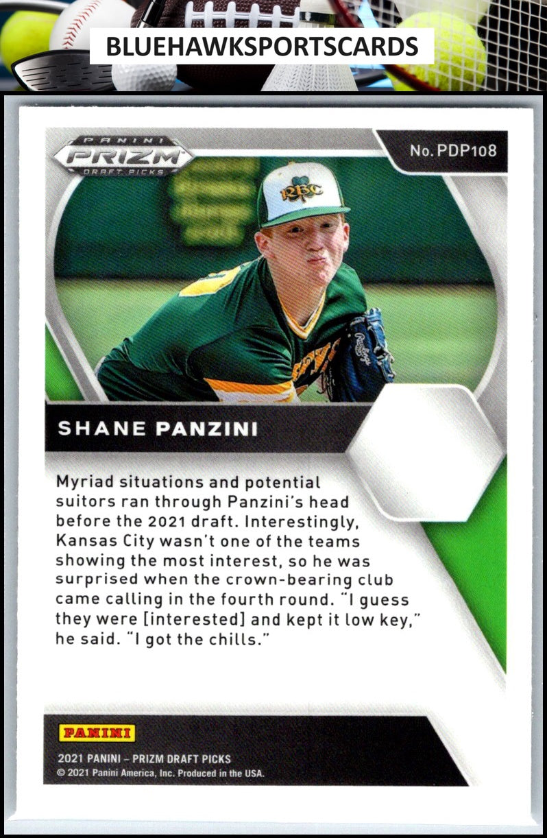 2021 Panini Prizm Draft Picks #PDP108 Shane Panzini