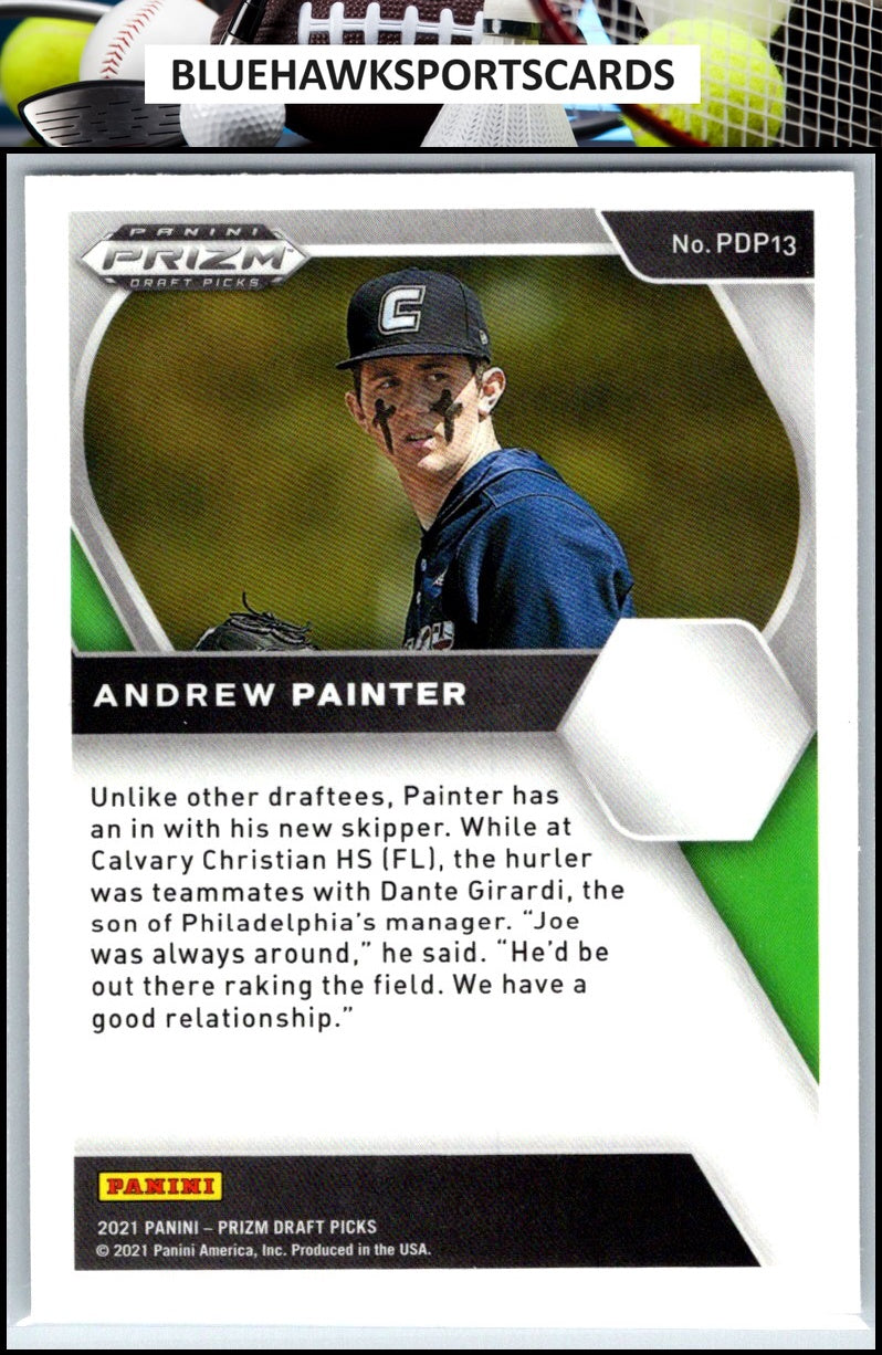 2021 Panini Prizm Draft Picks #PDP13 Andrew Painter