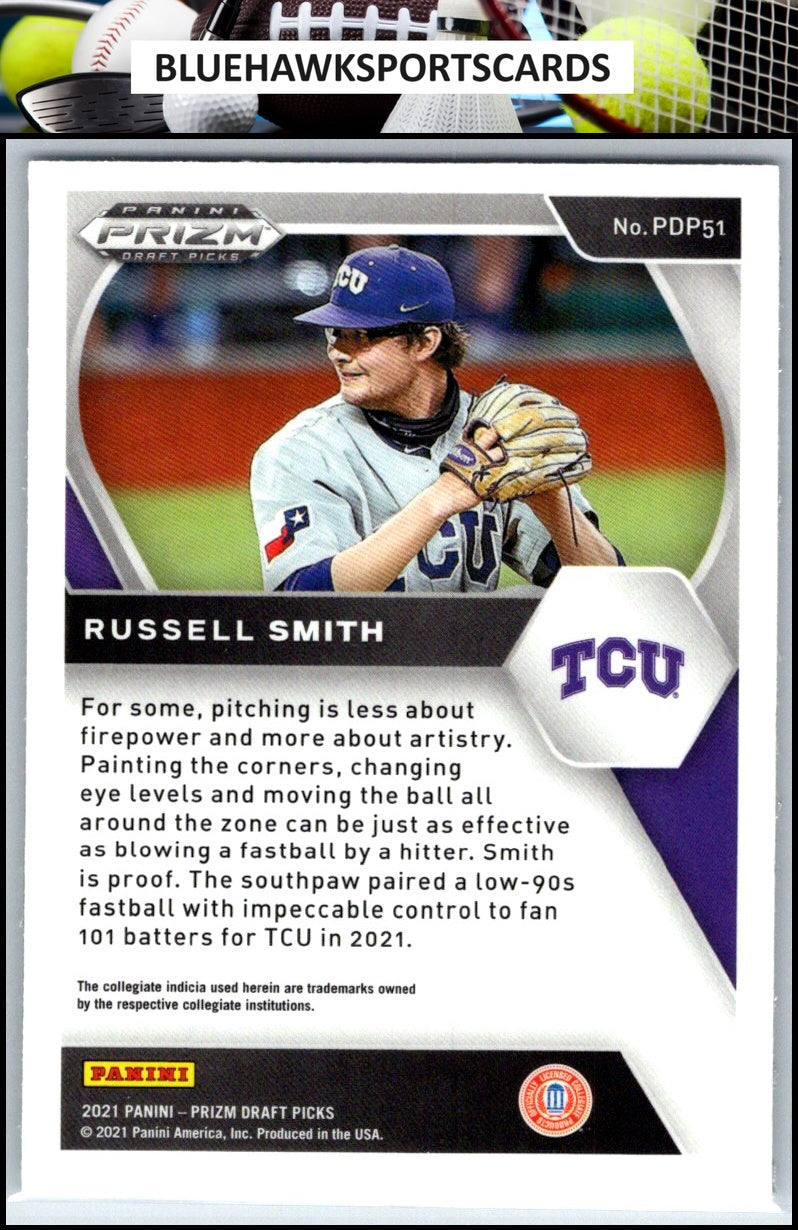 2021 Panini Prizm Draft Picks #PDP51 Russell Smith