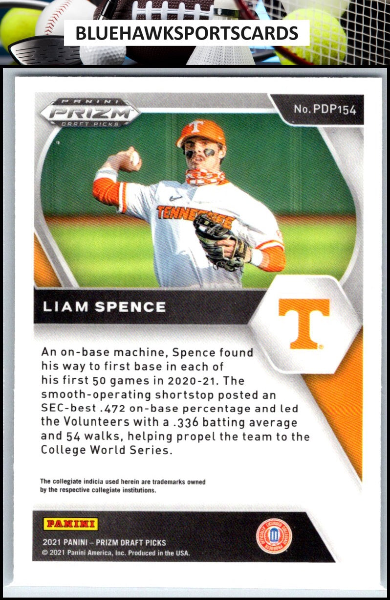 2021 Panini Prizm Draft Picks #PDP154 Liam Spence