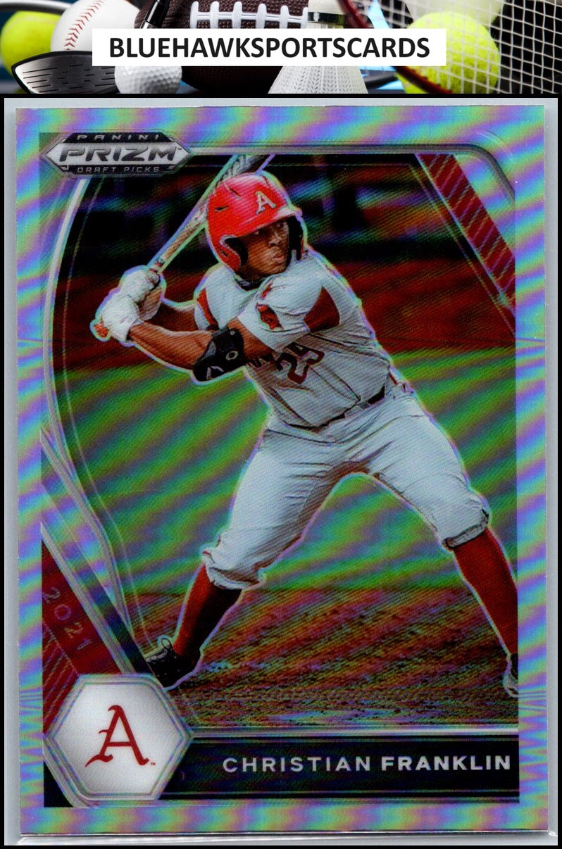 2021 Panini Prizm Draft Picks #PDP123 Christian Franklin Silver Prizm
