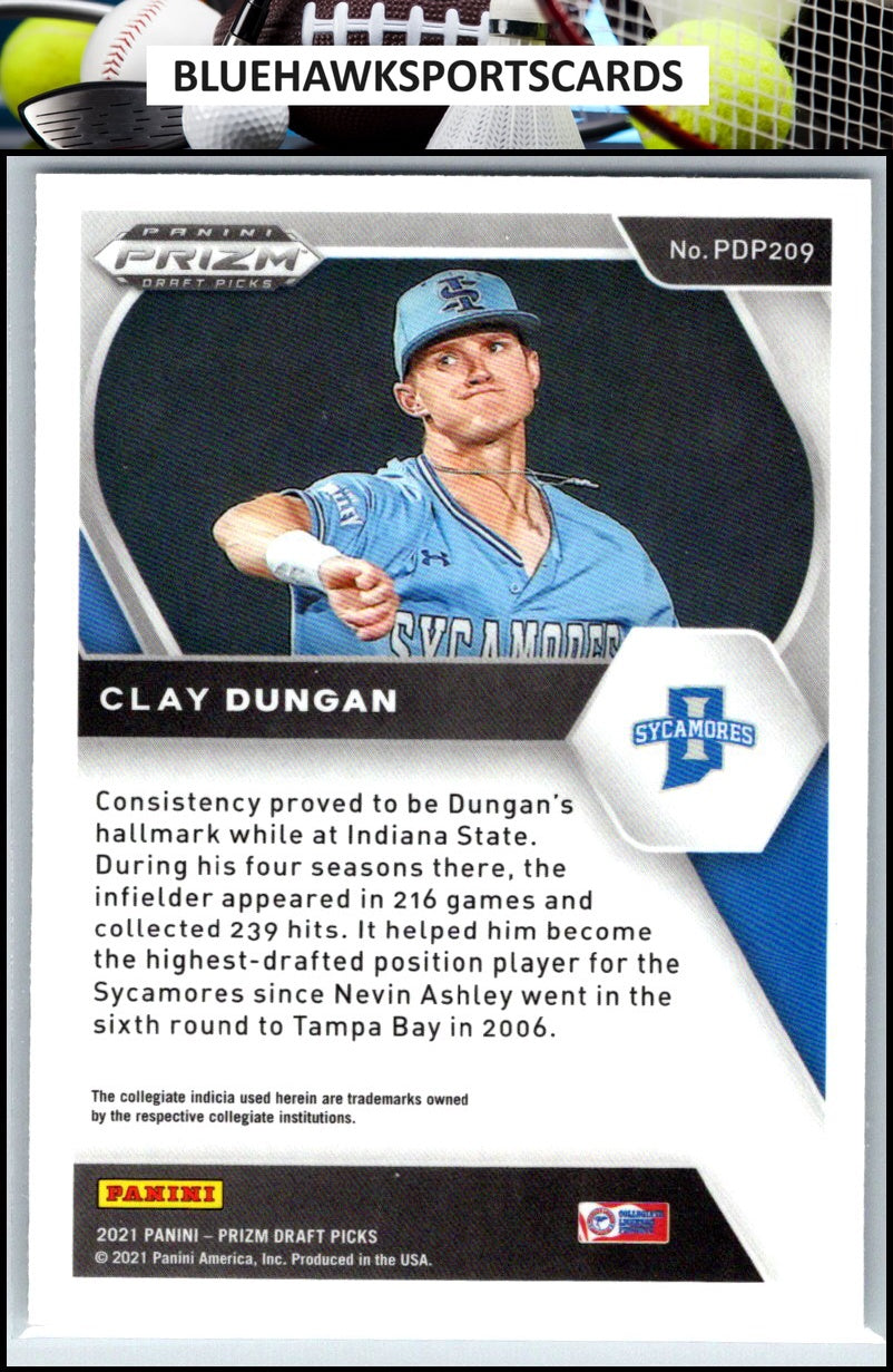 2021 Panini Prizm Draft Picks #PDP209 Clay Dungan