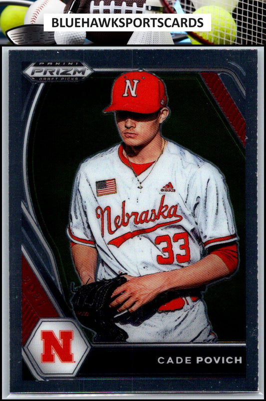 2021 Panini Prizm Draft Picks #PDP98 Cade Povich