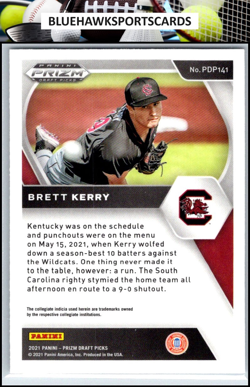 2021 Panini Prizm Draft Picks #PDP141 Brett Kerry