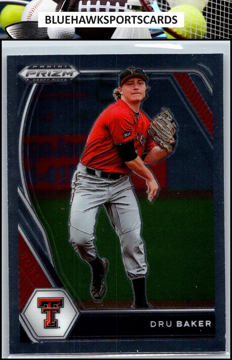2021 Panini Prizm Draft Picks #PDP130 Dru Baker