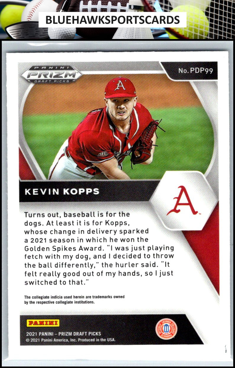 2021 Panini Prizm Draft Picks #PDP99 Kevin Kopps