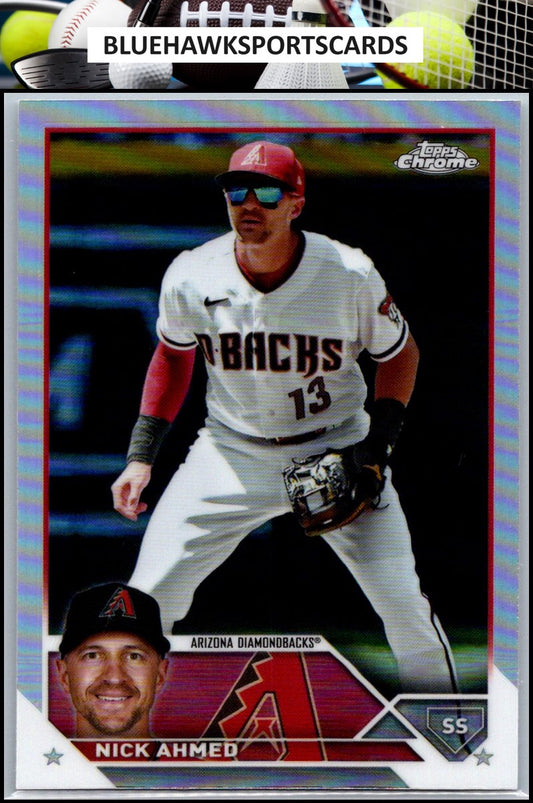 2023 Topps Chrome Update #USC29 Nick Ahmed Refractor