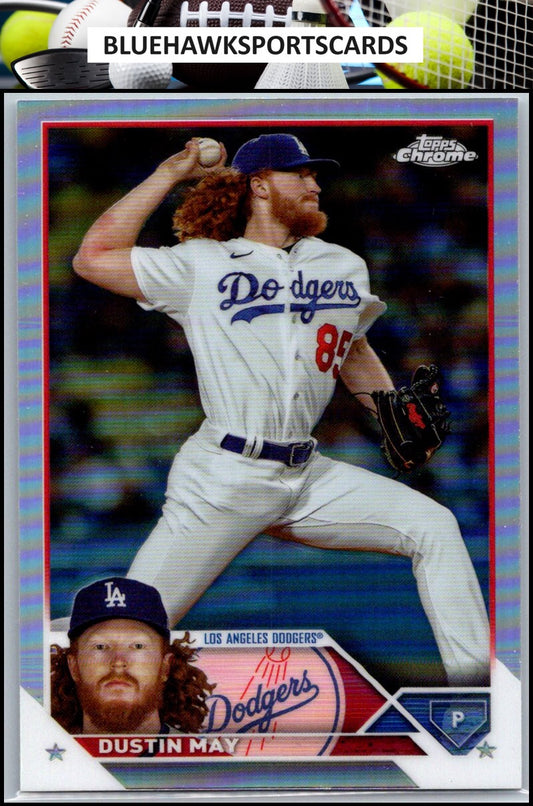 2023 Topps Chrome Update #USC48 Dustin May Refractor