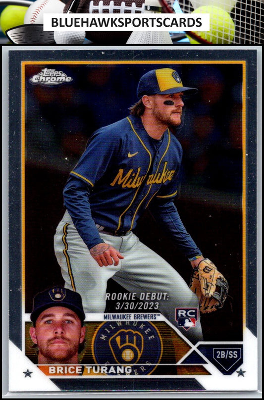 2023 Topps Chrome Update #USC119 Brice Turang