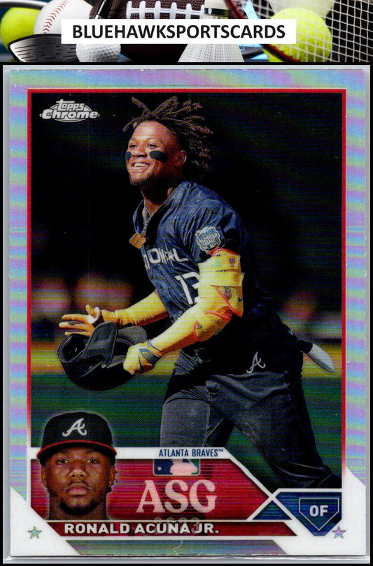 2023 Topps Chrome Update #ASGC-7 Ronald Acuña Jr. 2023 All-Star Game