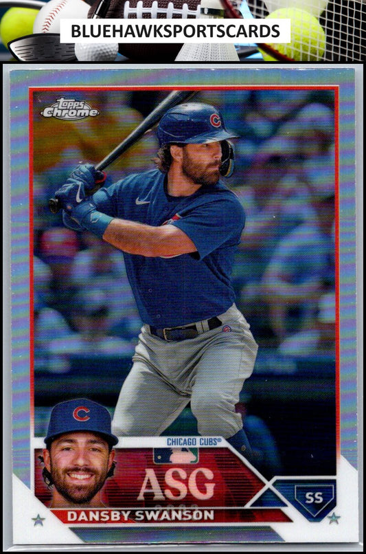 2023 Topps Chrome Update #ASGC-38 Dansby Swanson 2023 All-Star Game