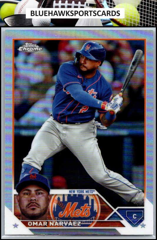 2023 Topps Chrome Update #USC69 Omar Narváez Refractor