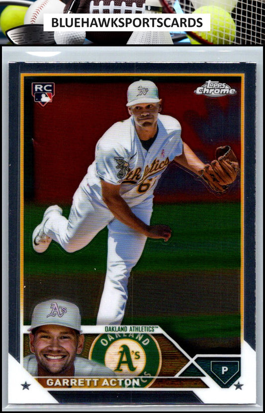 2023 Topps Chrome Update #USC180 Garrett Acton