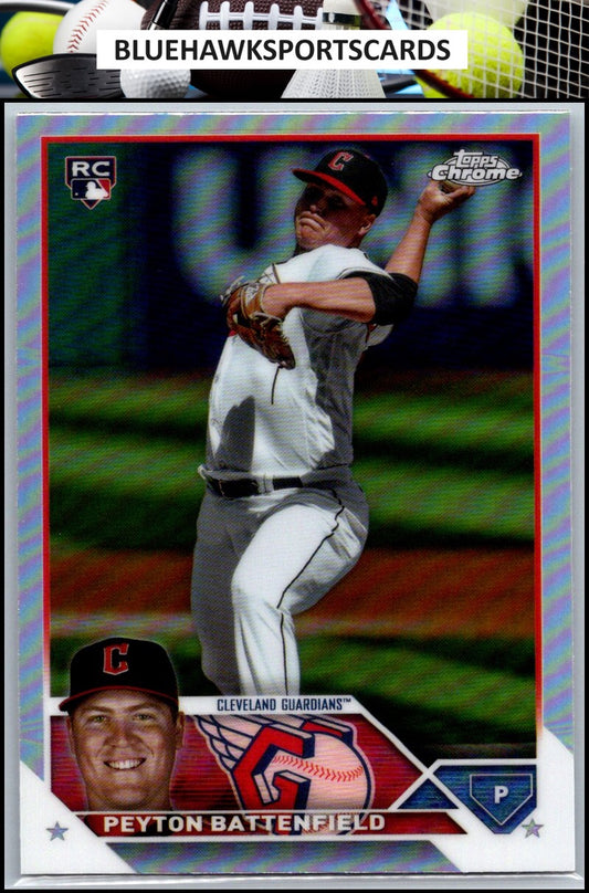 2023 Topps Chrome Update #USC102 Peyton Battenfield Refractor