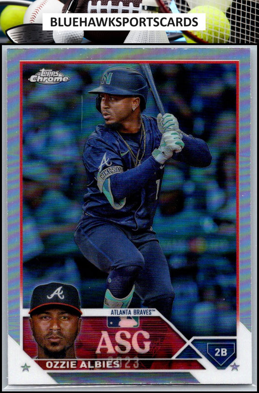 2023 Topps Chrome Update #ASGC-28 Ozzie Albies 2023 All-Star Game