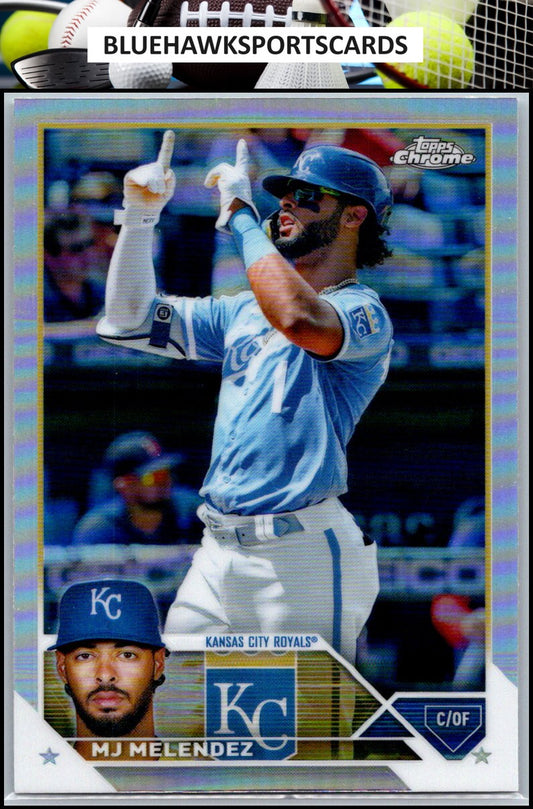 2023 Topps Chrome #151 MJ Melendez Refractors