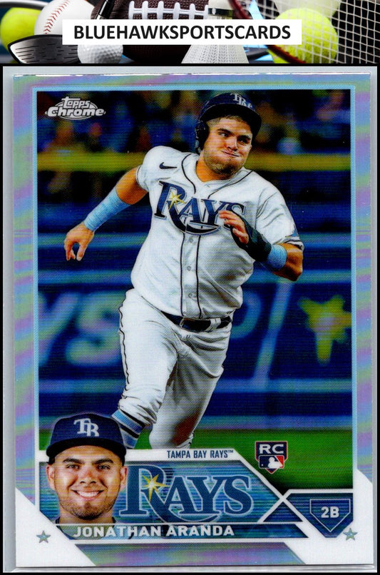 2023 Topps Chrome #18 Jonathan Aranda Refractors