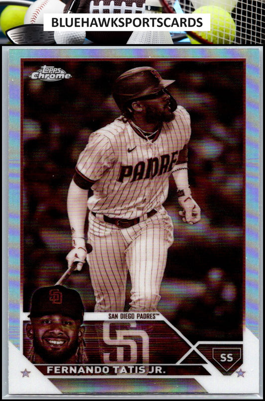 2023 Topps Chrome #129 Fernando Tatis Jr. Sepia Refractors