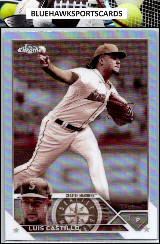 2023 Topps Chrome #13 Luis Castillo Sepia Refractors