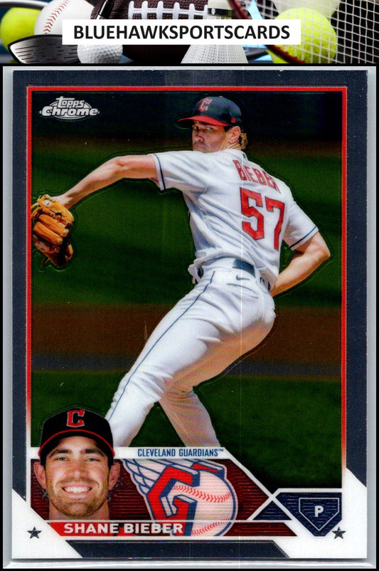 2023 Topps Chrome #118 Shane Bieber