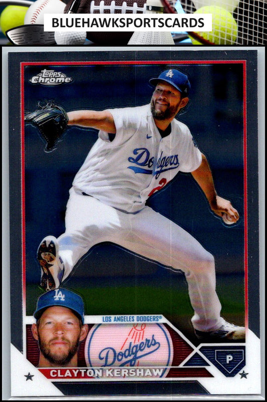 2023 Topps Chrome #77 Clayton Kershaw