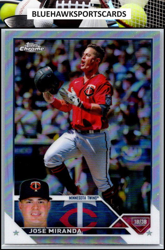2023 Topps Chrome #84 José Miranda Refractors