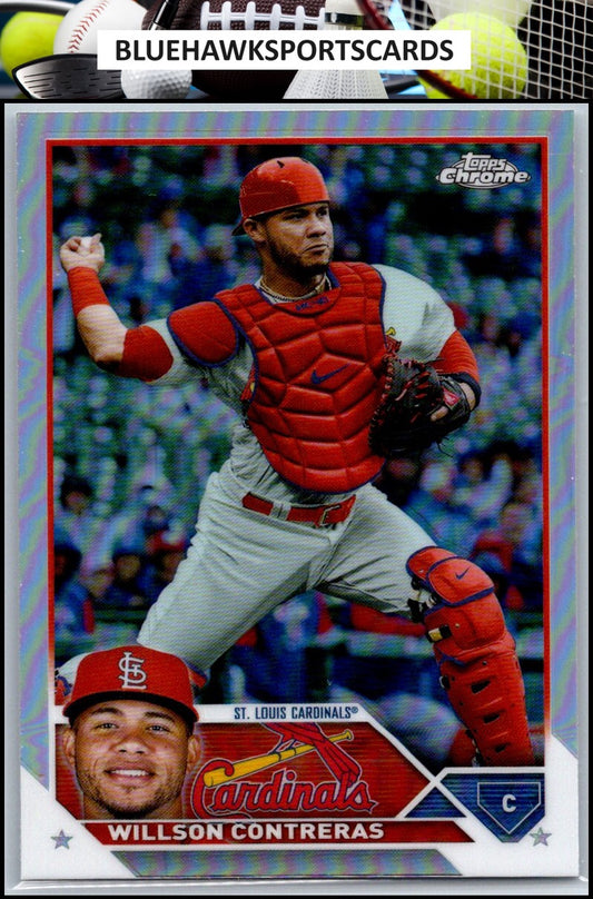 2023 Topps Chrome #139 Willson Contreras Refractors